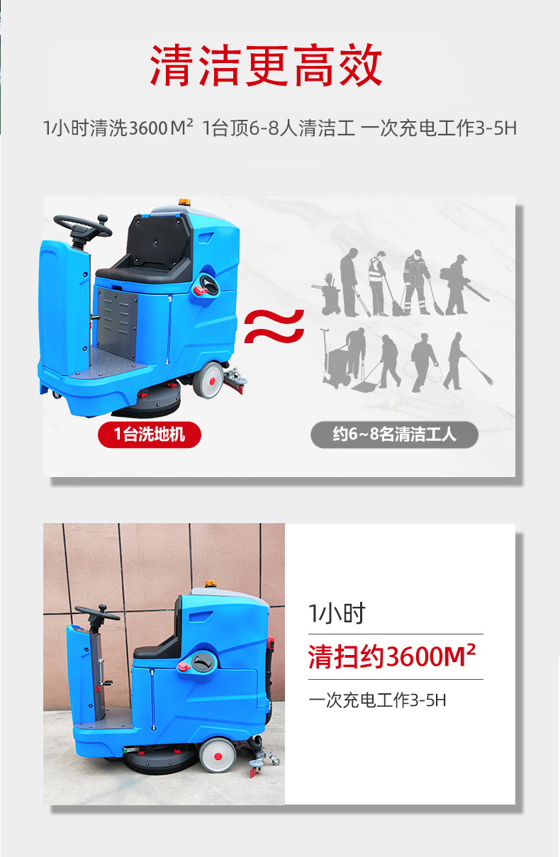 芜湖驾驶式洗地机更适合用在高铁站